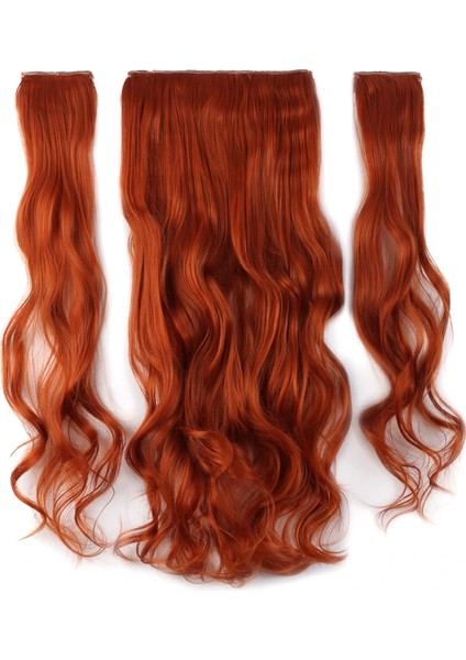 Fiber Sentetik Dalgalı Yarım Ay + 2 Yan Çıt Çıt - Bakır fiyatları