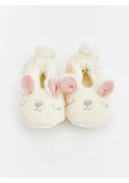 Tavşan Figürlü Pelüş Kız Bebek Panduf (W5) modelleri