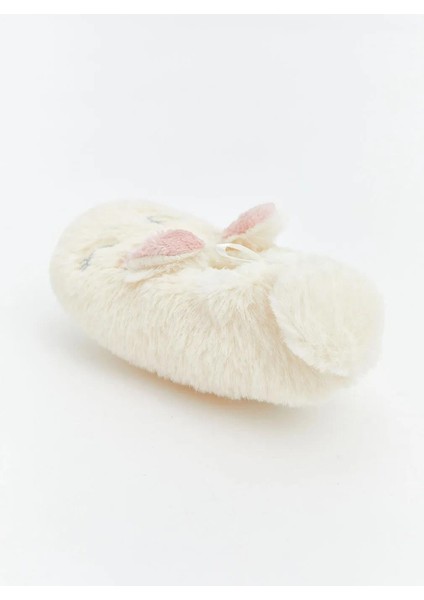 Tavşan Figürlü Pelüş Kız Bebek Panduf (W5) indirimleri