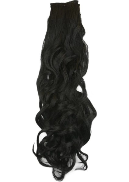 Fiber Sentetik Dalgalı 8 Parça Çıt Çıt - Siyah fiyatları