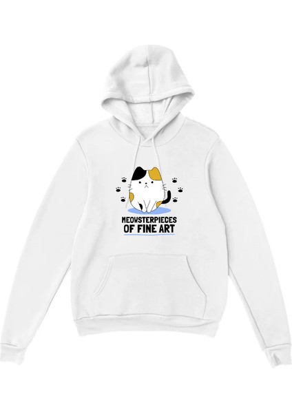 Meowsterpieces Of Fine Art – Sanat Kedileri Çocuk Hoodie modelleri