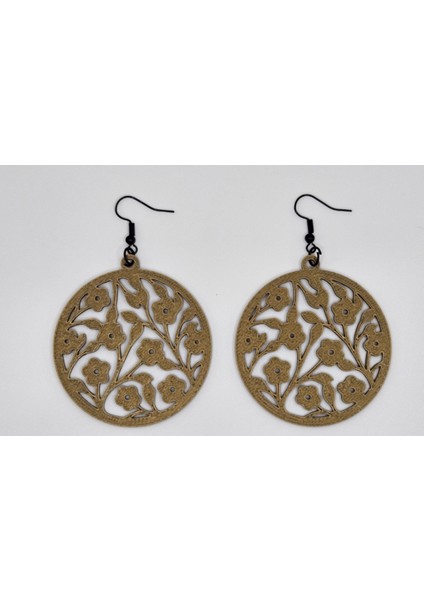 Büyük Halka Çiçek Küpe fiyatları