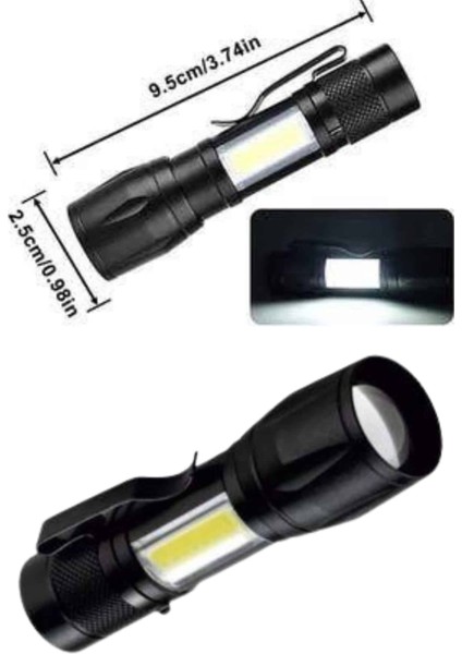 Sepetim Uzun Menzilli Şarjlı El Feneri Uzun Ömürlü LED Işık Lamba modelleri