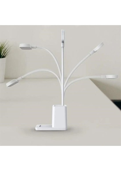 Kendi Markanız® Kalemlikli Usbli Dokunmatik 3 Kademeli 360 Derece Özel Göz Korumalı LED Lityum Masa Lambası indirimleri