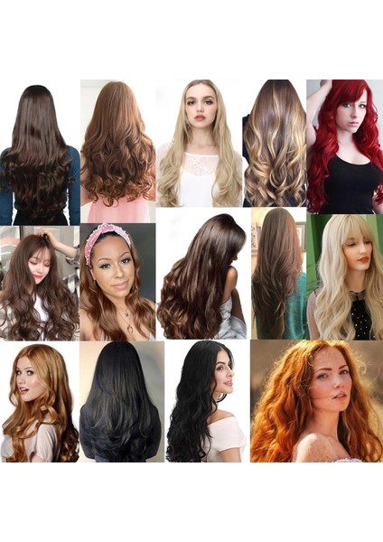 Fiber Sentetik Dalgalı 8 Parça Çıt Çıt - Kahve Karamel fırsatları