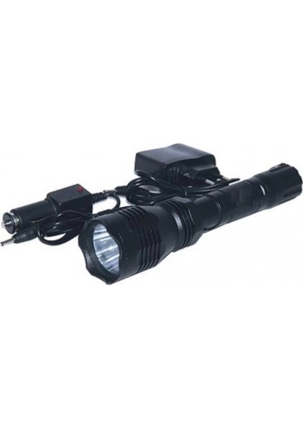 Alüminyum Şarjlı Zoom'lu El Feneri F-6055