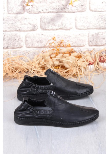 42612 Lastikli Comfort Rahat Esnek Hakiki Deri Erkek Ayakkabı fiyatları