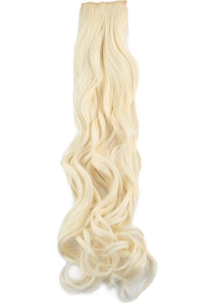 Fiber Sentetik Dalgalı 8 Parça Çıt Çıt - Açık Platin fiyatları