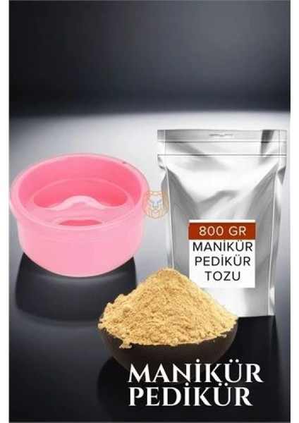 Manikür Tası ve Tozu Set 800 gr