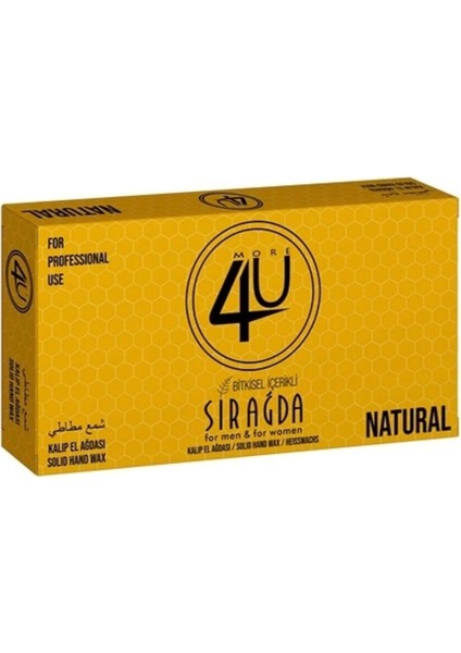 Doğal Sarı Bitkisel Kalıp Sir Ağda 400 ml