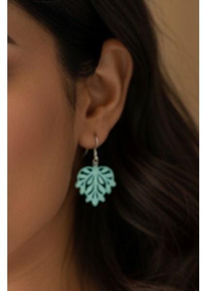 Yaşam Ağacı Kalp Küpeler