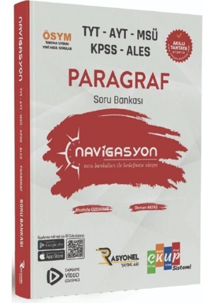 Rasyonel 2026 Tyt Paragraf Soru Bankası ve Doktrin Terminoloji Paragraf 20X35 Deneme +1 Deneme fiyatları