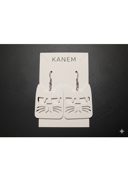 Kedi Temalı Küpeler
