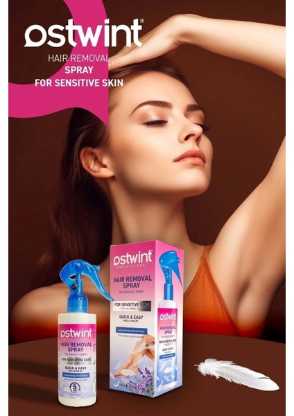 Hassas Ciltler Için Tüy Dökücü Sprey, 150 Ml, Kadınlar Için Güzel ve Konforlu Kullanım indirimleri