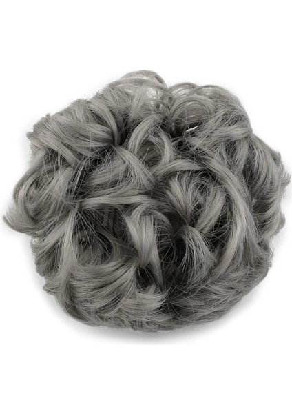 Yoğun Saçlı Lastikli Topuz Toka - Gri fiyatları