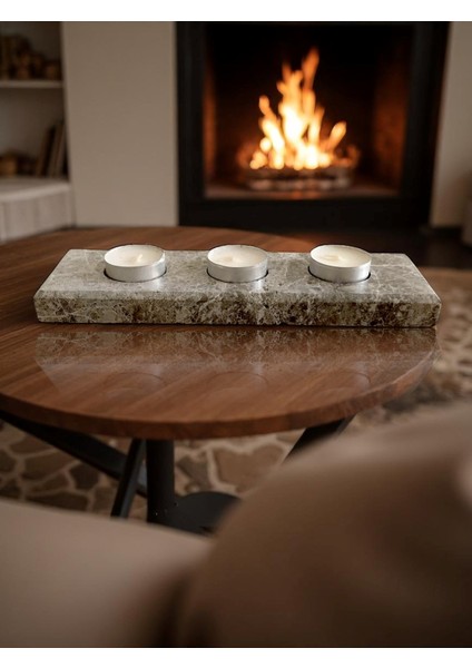 Mermer Mumluk (3 Hazneli)