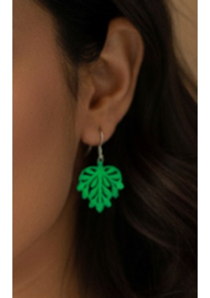 Yaşam Ağacı Kalp Küpeler