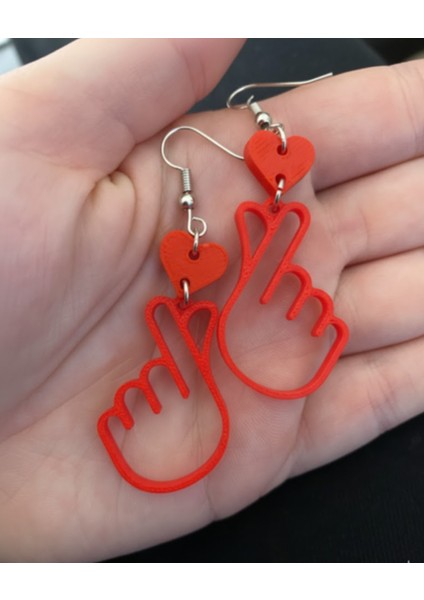 K-Pop Love Küpe fiyatları