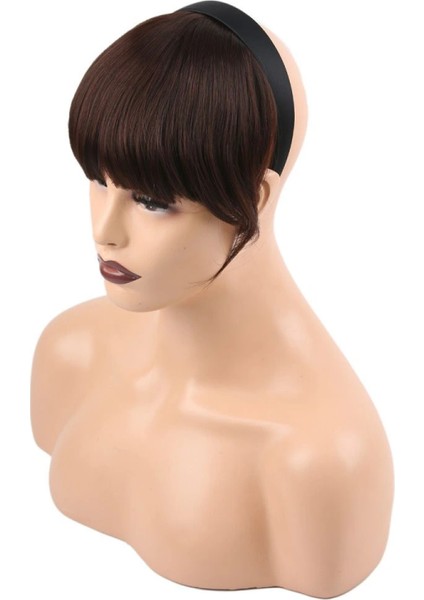 Taçlı Fiber Sentetik Perçem - Koyu Kahve fiyatları