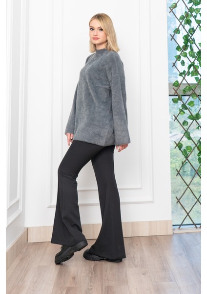 Dik Yaka Sakal Yün Uzun Kazak 24134 indirimleri