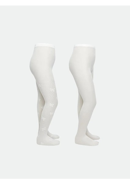 Kız Çocuk Külotlu Çorap 2'li (W5)