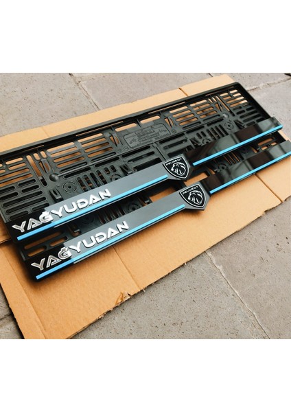 Plakalık Lazer Kesim Pleksi ( 2 Adet ) Peugeot Logolu Kişiye Özel Plakalık | Isime Özel Plakalık