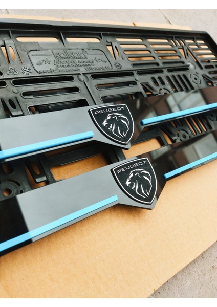 Plakalık Lazer Kesim Pleksi ( 2 Adet ) Peugeot Logolu Kişiye Özel Plakalık | Isime Özel Plakalık fiyatları