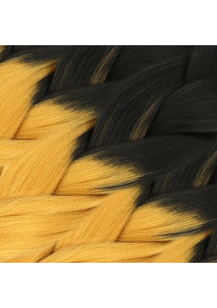 Afrika Örgülük Sentetik Ombreli Saç 100 Gr. - Siyah / Gold Sarı fiyatları