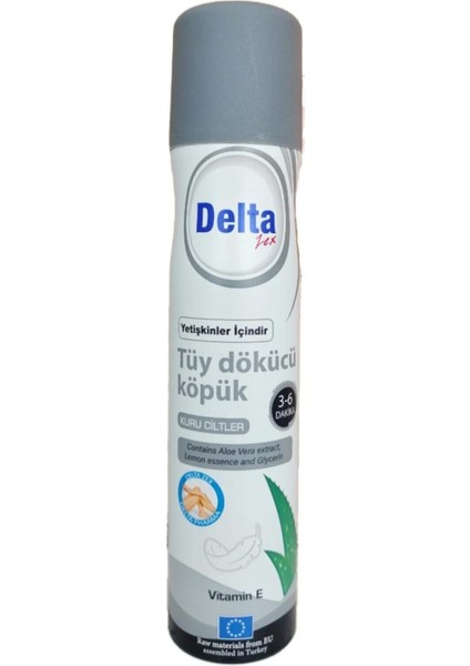 Kuru Ciltler Için Tüy Dökücü Köpük 200 Ml, Nazik ve Etkili Bakım Sağlar.