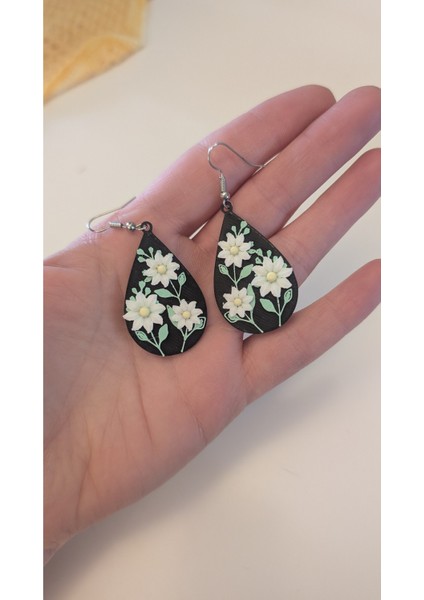 Çiçek Damla Küpeler