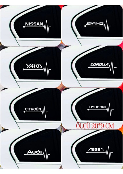 Volvo S70 Için Lüks Aksesuar Oto Ritim Kaliteli Sticker 2 Adet 20*9 cm fırsatları