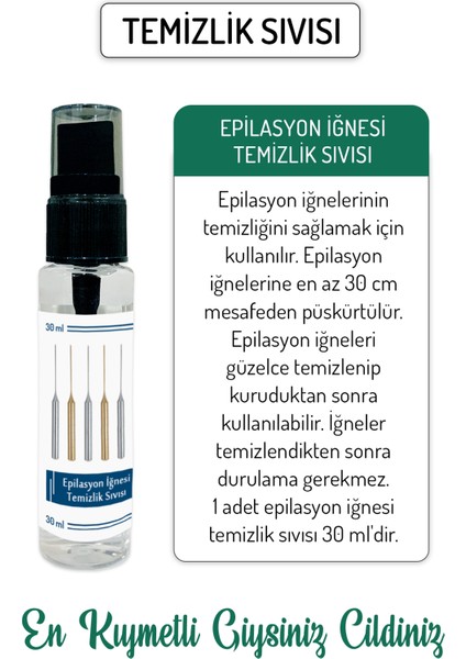 5 Adet K3 Çelik Epilasyon Iğnesi Gümüş Kaliteli Orijinal Set fırsatları