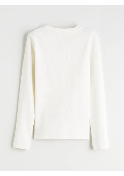 Bisiklet Yaka Fiyonk Detaylı Kız Çocuk Tişört (W5) fiyatları