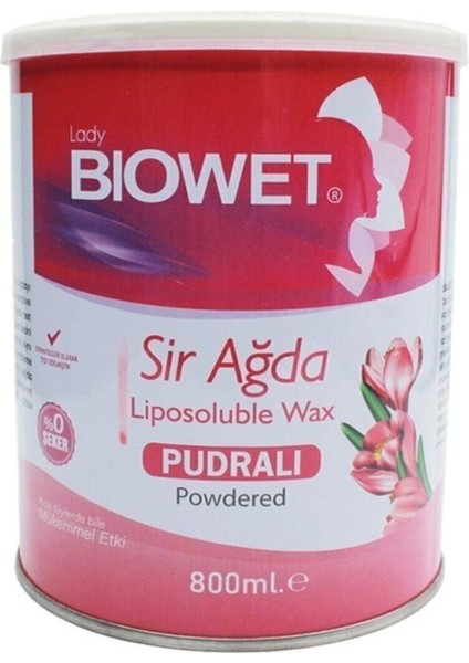 Pudralı Konserve Ağda 800 Ml, Doğal ve Rahat Uygulama Için Ideal Seçim