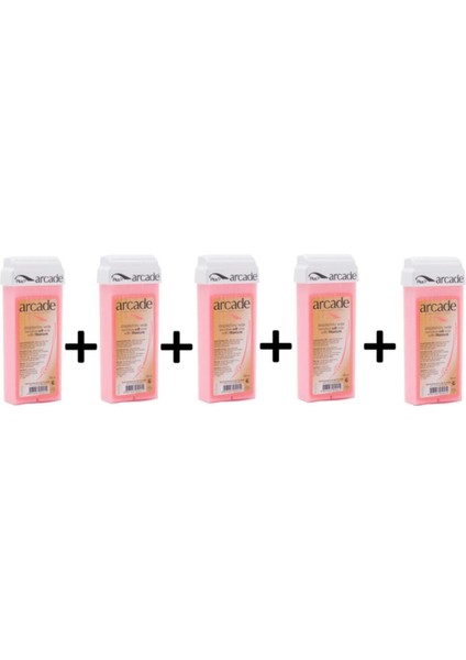 Pembe Kartuş Ağda 5'li Set, Pratik ve Güvenli Tüy Alma Çözümü