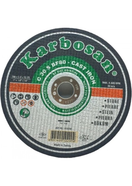 ERMER KESCİ DİSK 180MMX3.0X22 (4887)