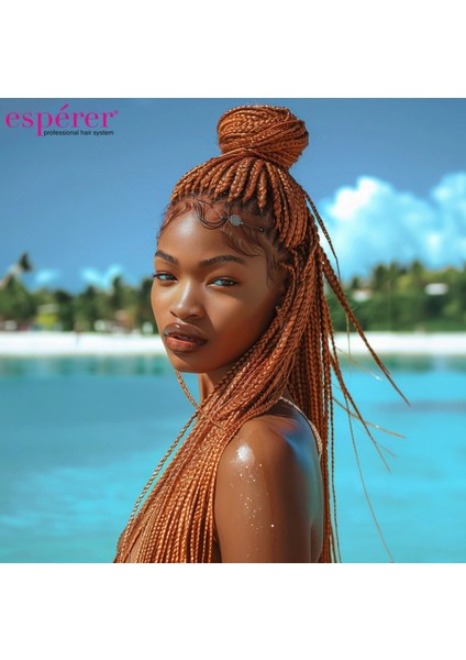 Sentetik Örgülük Saç Esperer 100 Gr. - Bakır