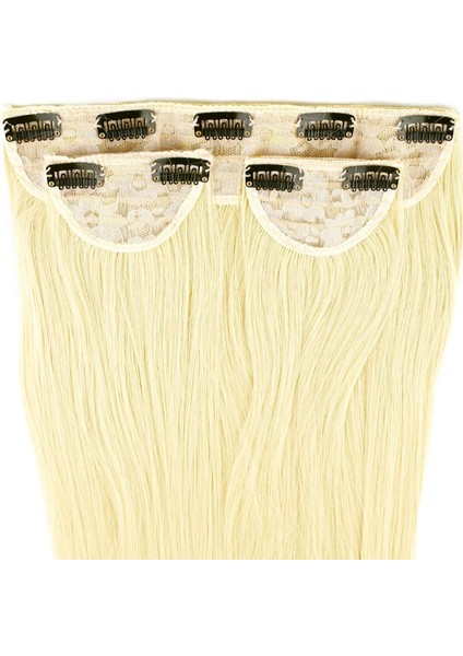 Fiber Sentetik Düz Yarım Ay + 2 Yan Çıt Çıt - Platin modelleri