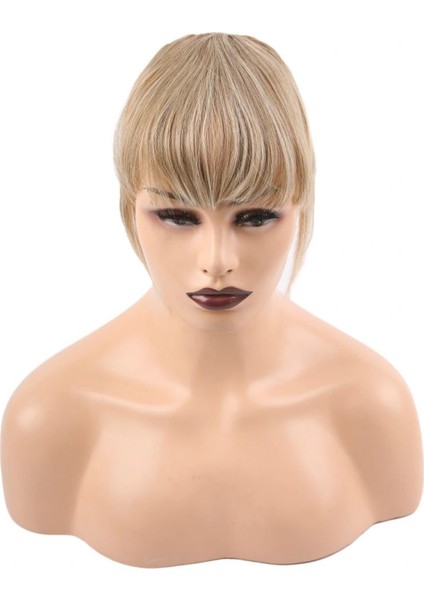 Fiber Sentetik Perçem - Karamel Platin Röfleli