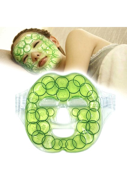 Jel Buz Paketi Canlandırıcı Soğutma Yüz Maskesi Baş Ağrısı Yastık Rahatlatıcı Kozmetik Maske