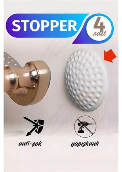 Kapı Stopperi Golf Topu Model Kapı Çarpma Önleyici 4 Adet fiyatları