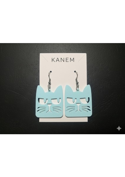 Kedi Temalı Küpeler