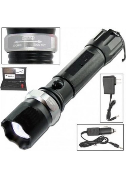 , Zoomlu Şarjlı El Feneri F61873