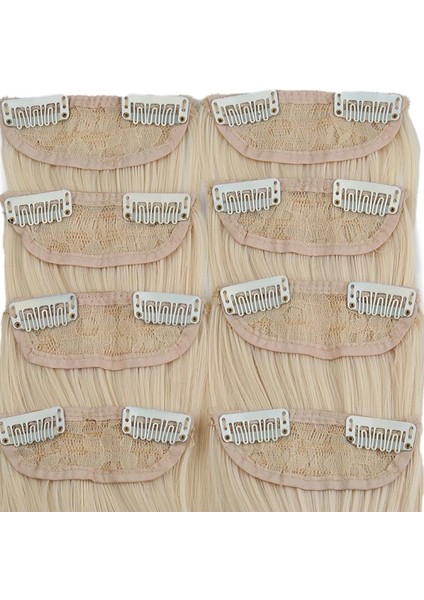 Fiber Sentetik Düz 8 Parça Çıt Çıt - Platin modelleri