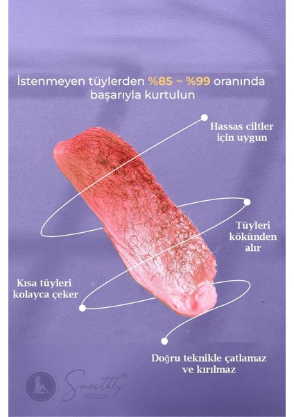 Soyulabilen Titanium Boncuk Ağda Seti 2X225G, Ağda Makinası ile Kolay Kullanım