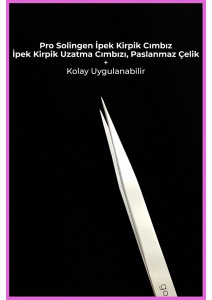 Altın Kaplama Ipek Kirpik Uzatma Cımbızı, Profesyonel Kalite