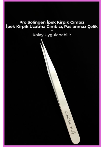 Altın Kaplama Ipek Kirpik Uzatma Cımbızı, Profesyonel Kalite fiyatları