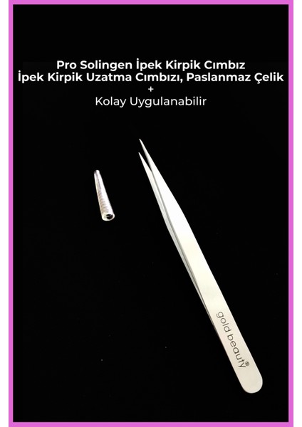 Altın Kaplama Ipek Kirpik Uzatma Cımbızı, Profesyonel Kalite modelleri