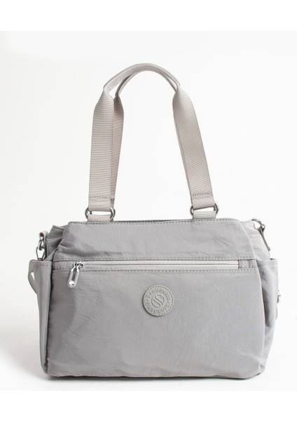 Kadın 5 Gözlü Suya Dayanıklı Paraşüt Kumaş Ayar Çapraz Askılı El ve Omuz Çantası 4016