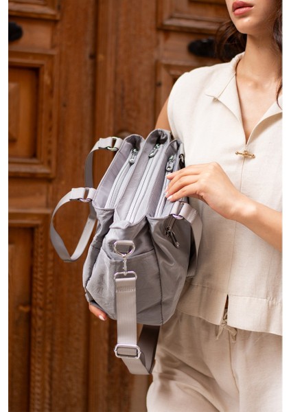 Kadın 5 Gözlü Suya Dayanıklı Paraşüt Kumaş Ayar Çapraz Askılı El ve Omuz Çantası 4016 fiyatları